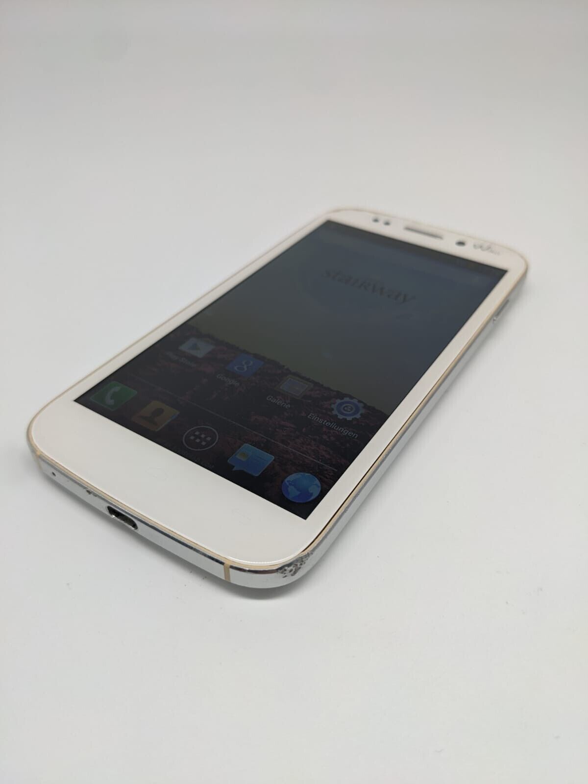 Wiko Stairway Dual-Sim Weiß Smartphone 16GB