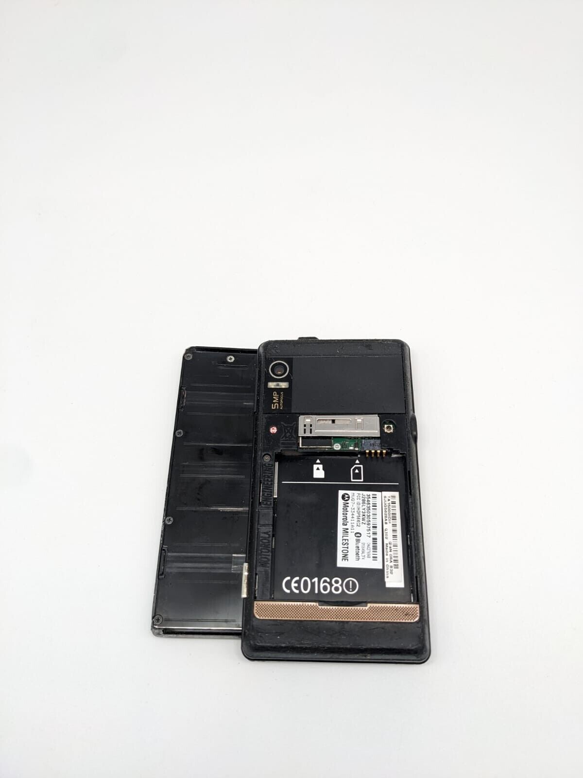 Motorola Milestone Schwarz Teilespender Bastler | OHNE AKKU | UNGETESTET