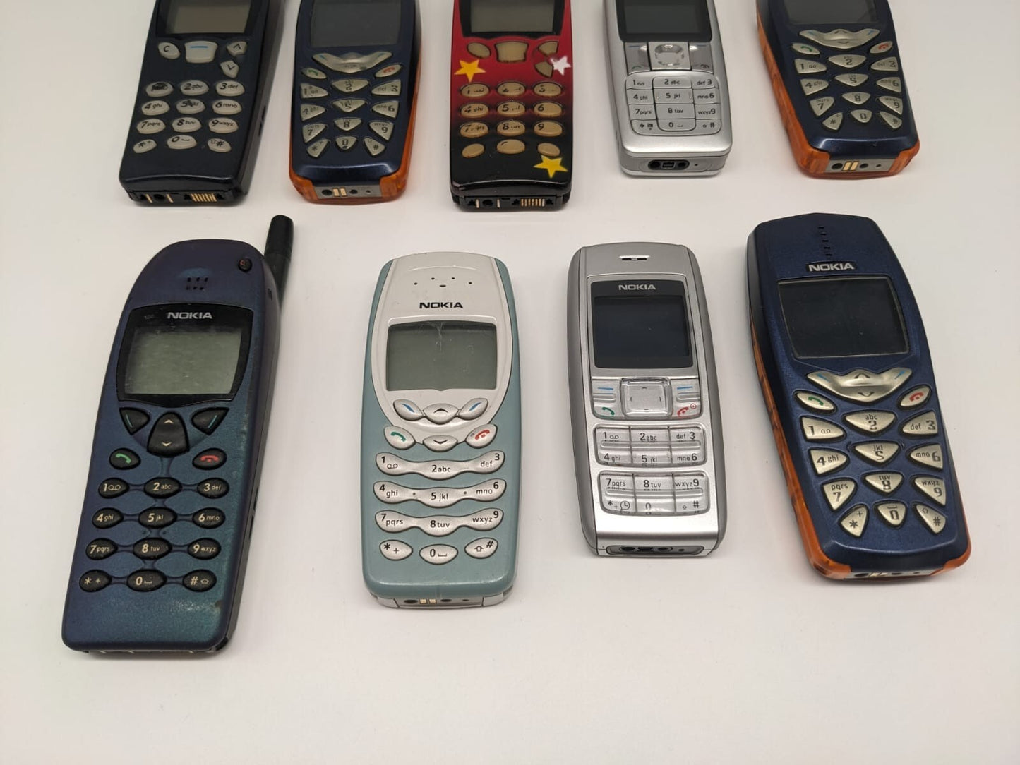 9x Nokia Konvolut Handy Teildefekt Teilespender Ersatzteile Rohstoffe