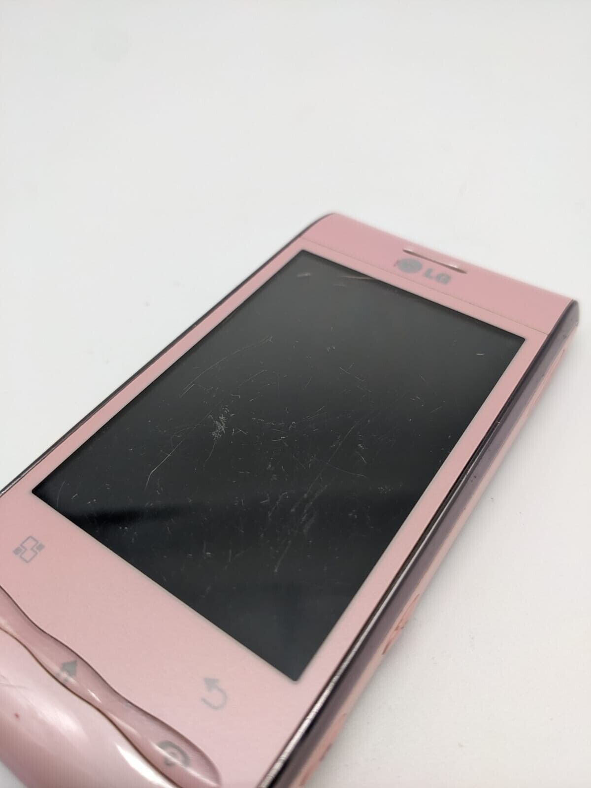 LG Optimus GT540 Smartphone Rosa UNGETESTET OHNE AKKU 