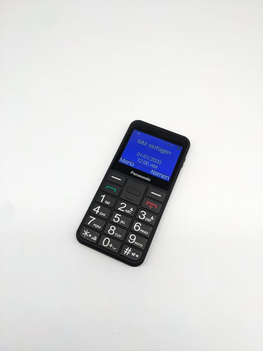 Panasonic KX-TU155 Schwarz Seniorentelefon | OHNE AKKU | SIMSLOT DEFEKT