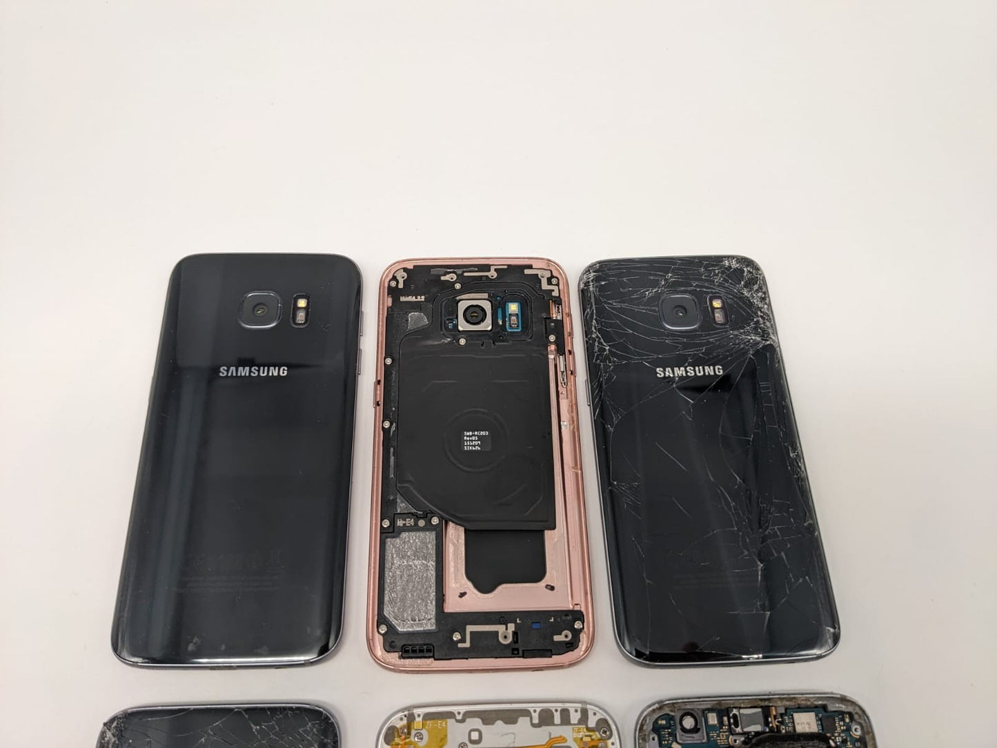 6x Samsung Galaxy S7 SM-G930F Konvolut Sammlung Posten | DEFEKT