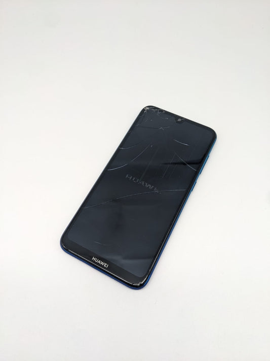 Huawei Y7 2019 DUB-LX1 Blau Teilespender Ersatzteile | DISPLAYSCHADEN