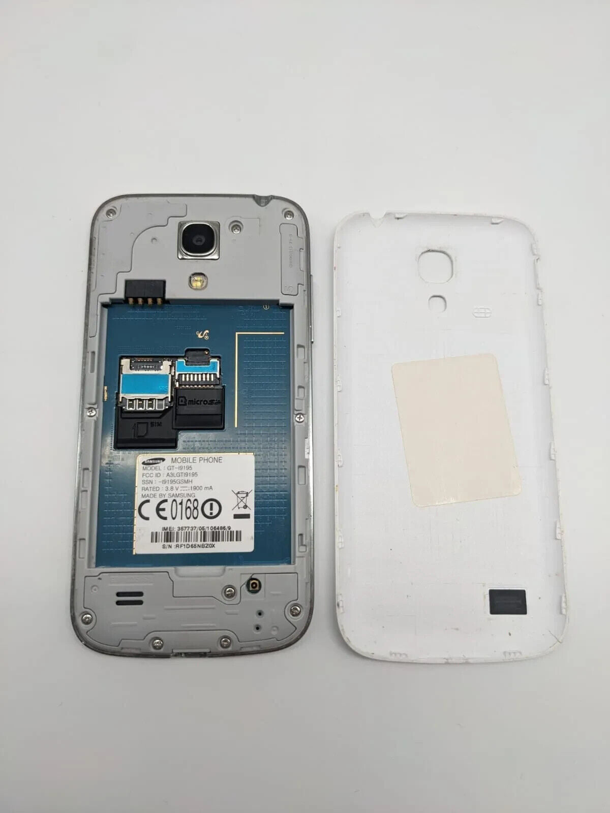 Samsung  Galaxy S4 Mini Weiß Android Smartphone UNGETESTET TOP-DISPLAY 
