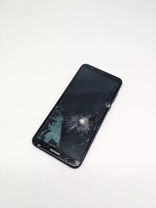 Huawei P Smart Blau Smartphone Teilespender Ersatzteile Bastler | DISPLAYSCHADEN