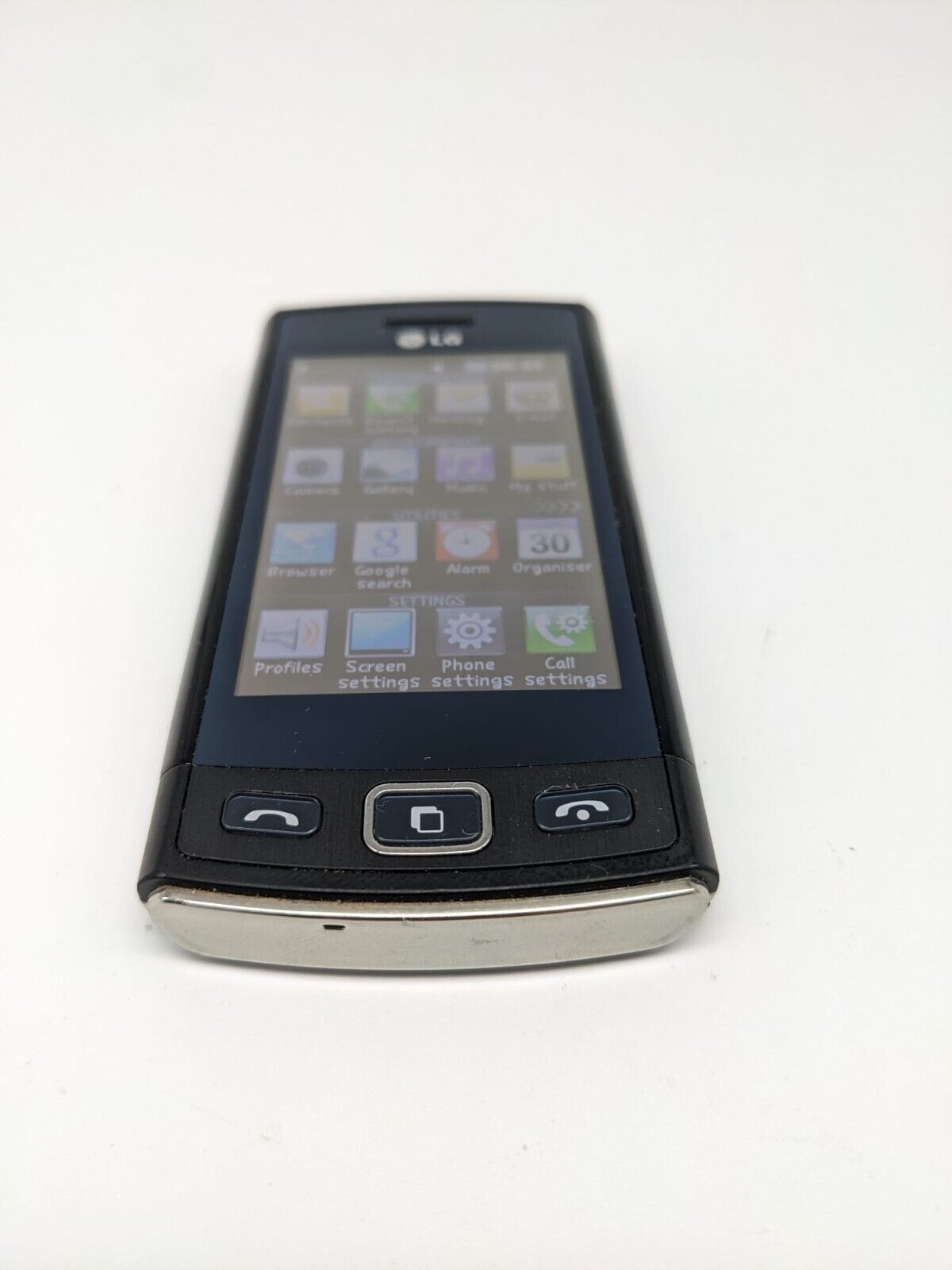 LG Viewty Snap GM360 Schwarz Smartphone 
