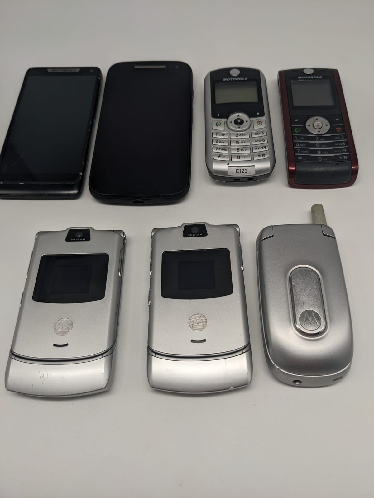 7x Motorola Handy Smartphone Konvolut Sammlung Posten | UNGETESTET