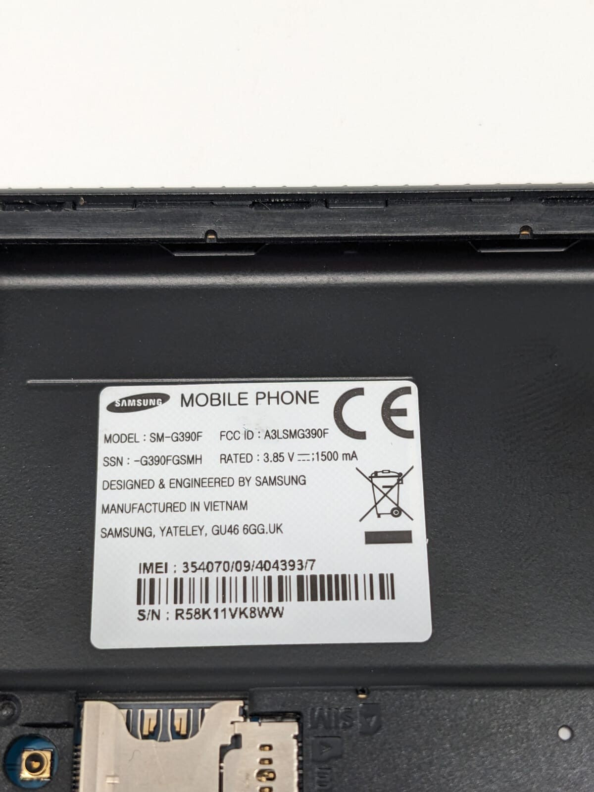 Samsung Galaxy XCover 4 SM-G390F Smartphone Schwarz | GUTER ZUSTAND