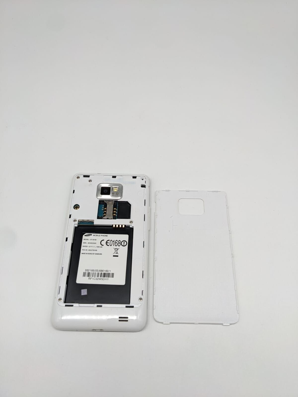 Samsung Galaxy S2 Weiß Smartphone Android | OHNE AKKU | OHNE SIMLOCK