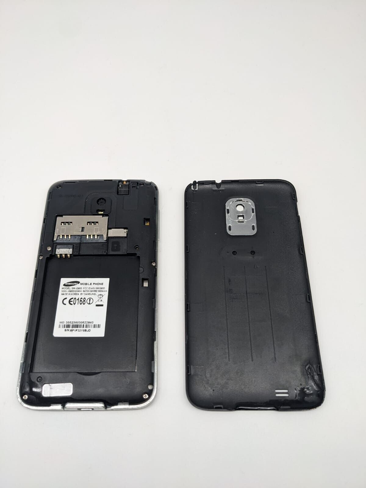 Samsung Galaxy SM-G900 Dual Sim Schwarz Android | UNGETESTET | OHNE AKKU #X5