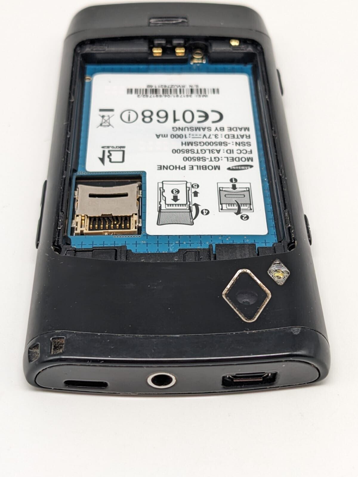 Samsung Wave GT-S8500 Schwarz | OHNE AKKU | OHNE SIMLOCK | TOP DISPLAY