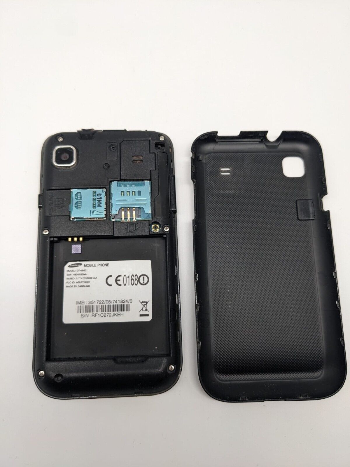 GALAXY S Plus GT-I9001 in Schwarz LÄDT/STARTET NICHT 