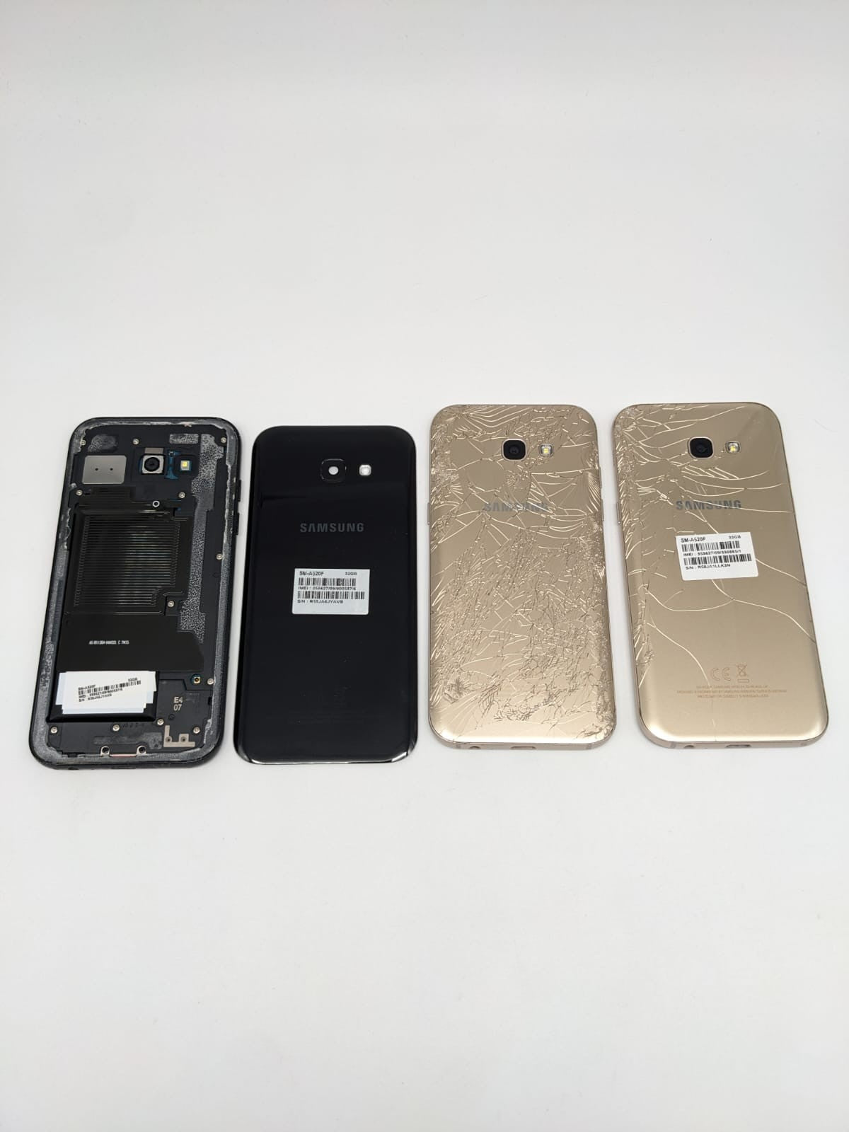 3x Samsung Galaxy A5 SM-A520F Teilespender Ersatzteile Konvolut Sammlung Posten
