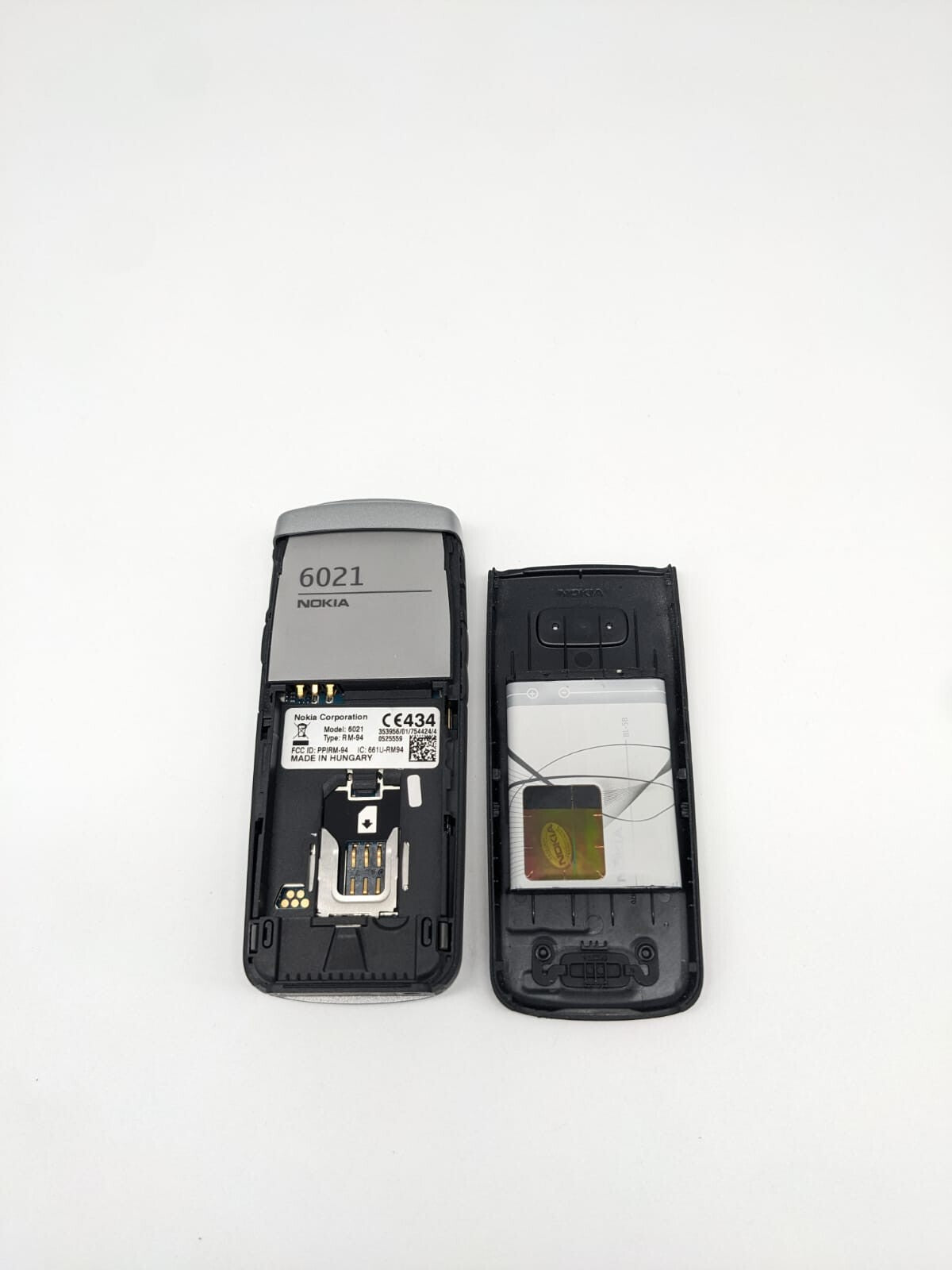 Nokia 6021 RM-94 Schwarz Silber Handy Retro | OHNE SIMLOCK