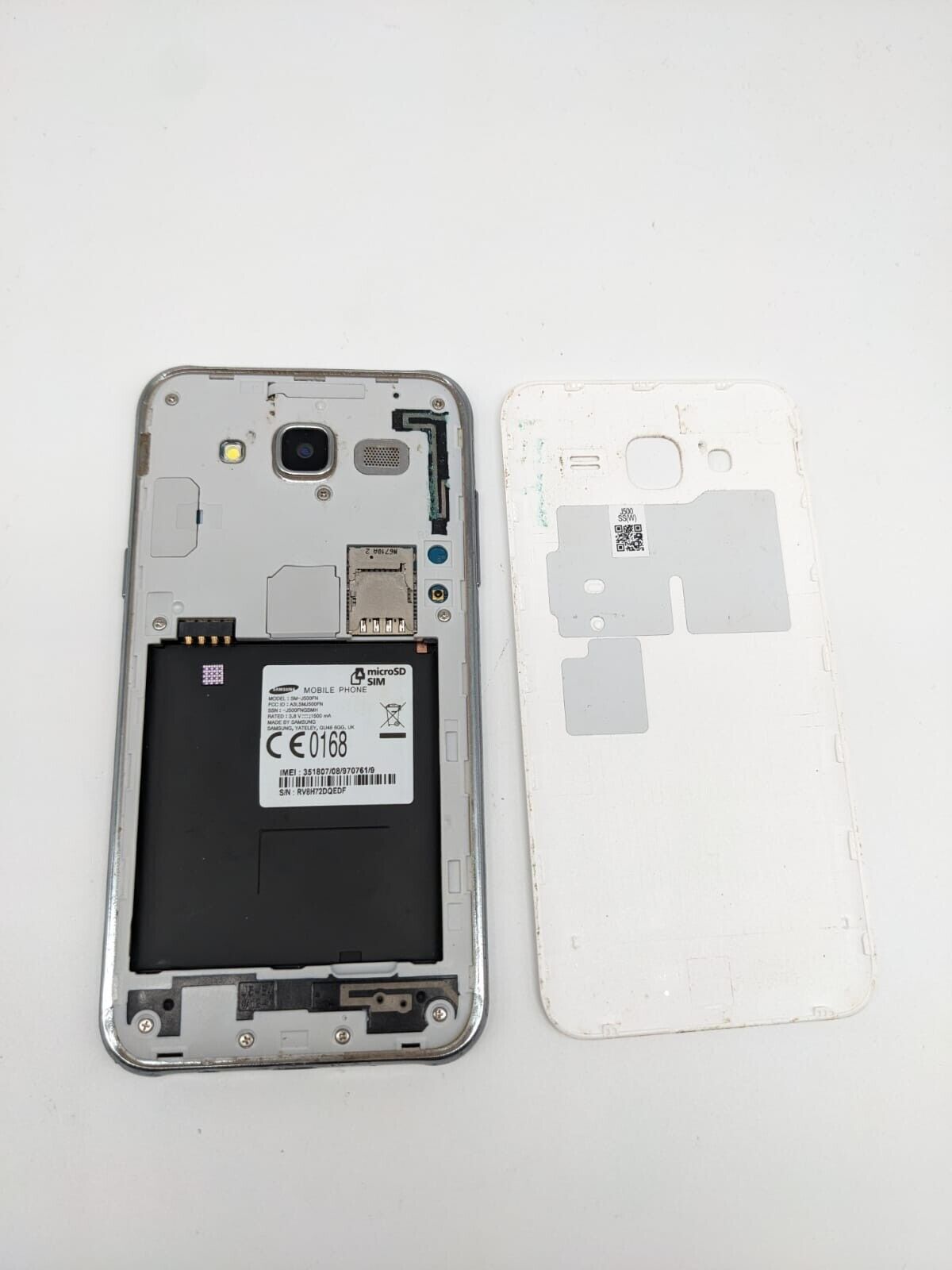Samsung Galaxy J5 2016 Weiß Android Smartphone BOOTLOOP | OHNE AKKU 