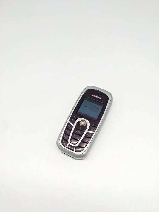 Siemens CT65 Handy Silber Rot Vintage | OHNE SIMLOCK