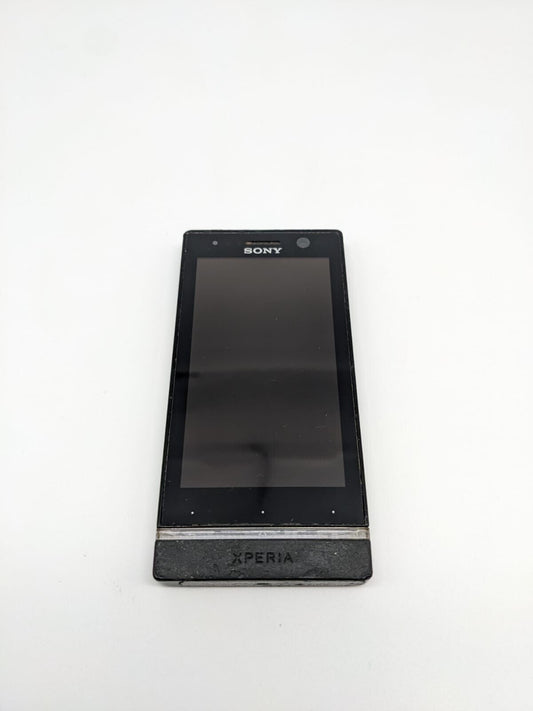 SONY Xperia U ST25i Schwarz Smartphone OHNE AKKU UNGETESTET 