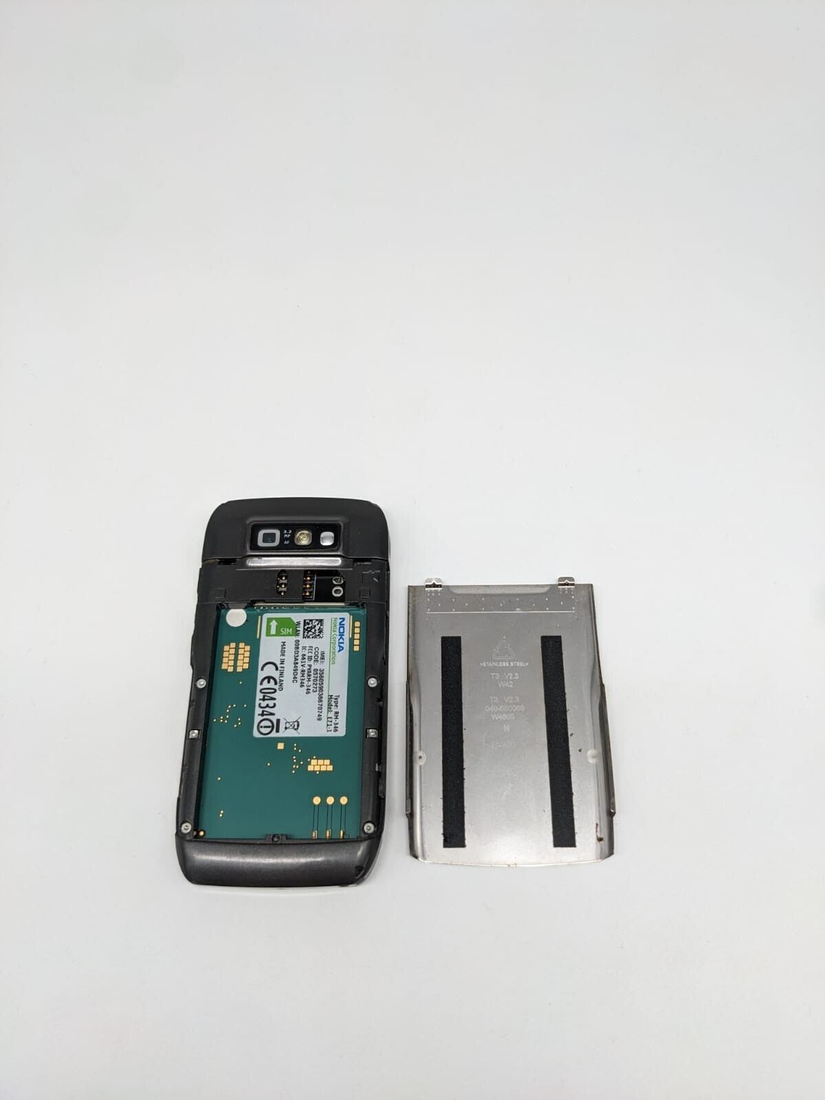 Nokia E71 Silber Handy Retro Vintage | OHNE AKKU | OHNE SIMLOCK