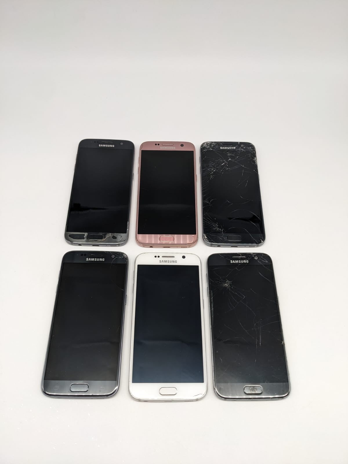 6x Samsung Galaxy S7 SM-G930F Konvolut Sammlung Posten | DEFEKT