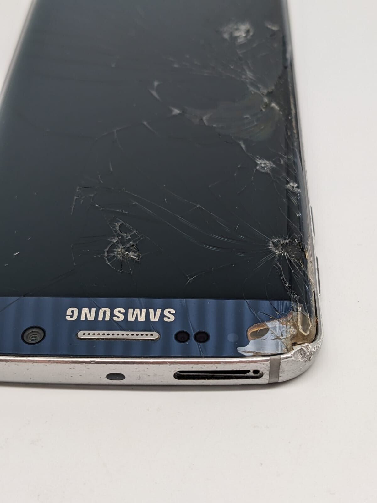 Samsung Galaxy S6 Edge Blau SM-G925F | OHNE AKKU | UNGETESTET