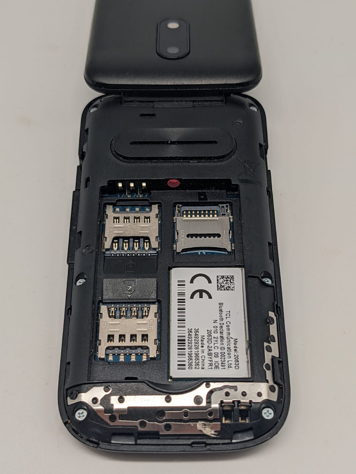 Alcatel 2053D Schwarz Seniorenhandy Dual Sim | OHNE AKKU | OHNE SIMLOCK