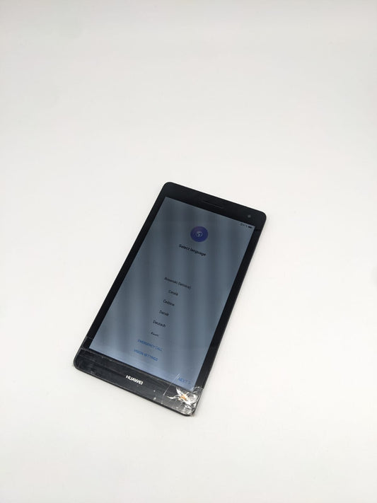 Huawei MediaPad T3 7 Schwarz 8 GB Tablet | VOLL FUNKTIONSFÄHIG | DISPLAYRISS
