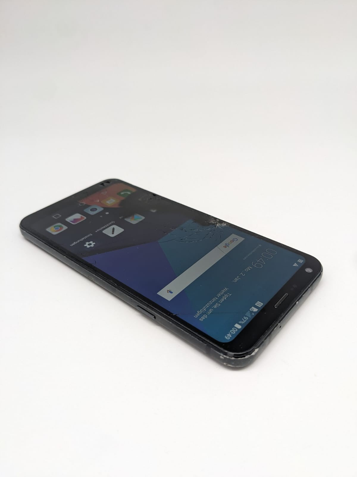 LG Q6 Schwarz Smartphone | DISPLAY-TEILDEFEKT | OHNE SIMLOCK