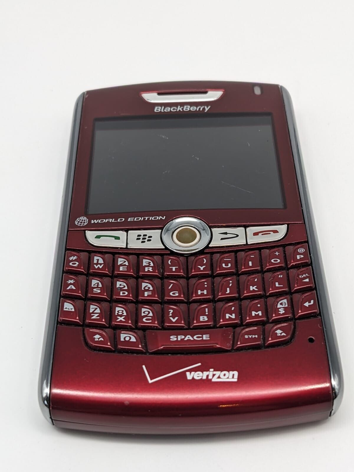 BlackBerry 8830 Verizon Rot QWERTY | OHNE AKKU | UNGETESTET