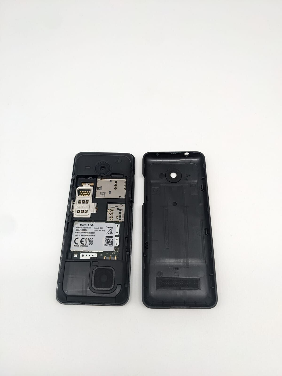 Nokia 206 RM-872 Schwarz Tastenhandy | OHNE AKKU | OHNE SIMLOCK