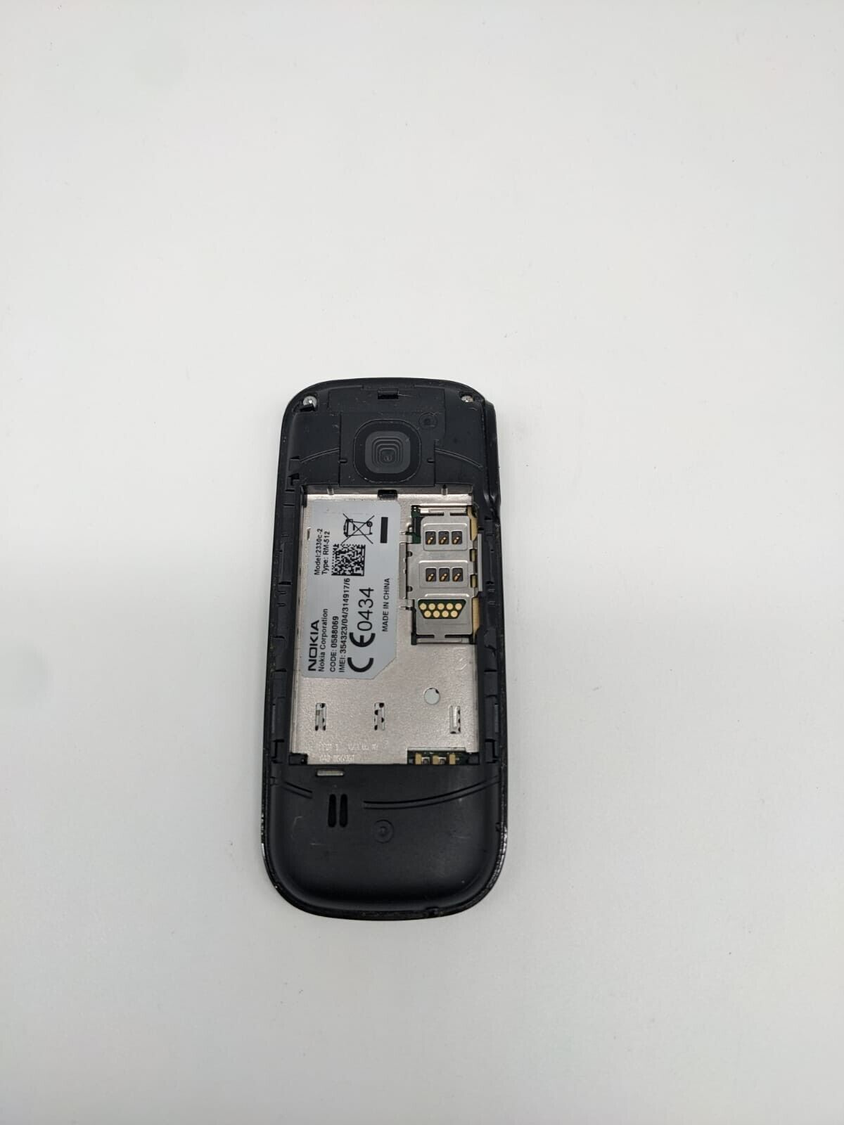 Nokia 2330c-2 RM-512 Schwarz Silber | OHNE AKKU | OHNE SIMLOCK | FUNKTIONIERT