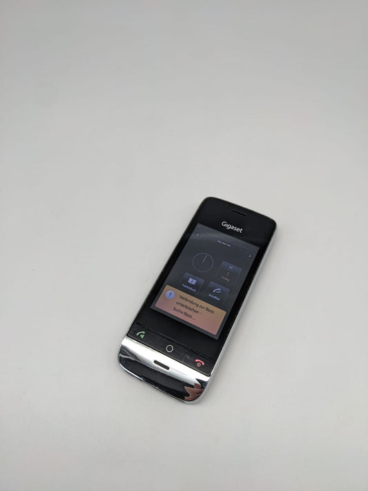 Gigaset SL910 Touchscreen Telefon Schwarz Silber