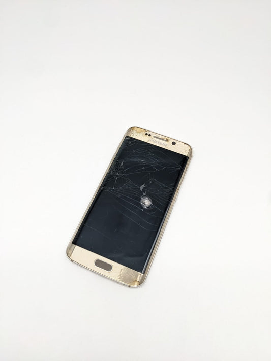 Samsung Galaxy S6 Edge Gold SM-G925F | LADEANSCHLUSS DEFEKT | UNGETESTET