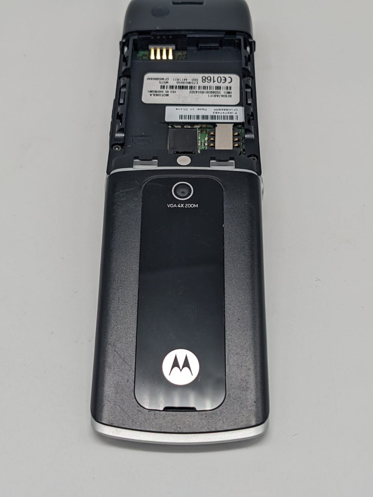 Motorola W375 Schwarz Handy | OHNE AKKU | OHNE SIMLOCK | TOP DISPLAY