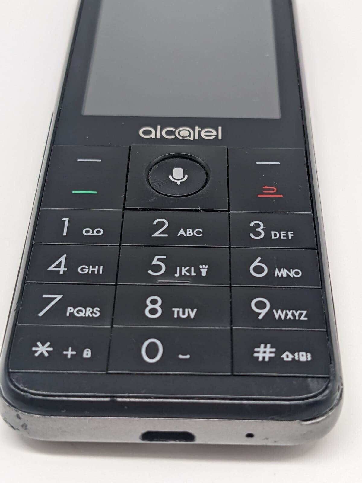 Alcatel 3088x Schwarz Grau Handy | OHNE AKKU | UNGETESTET