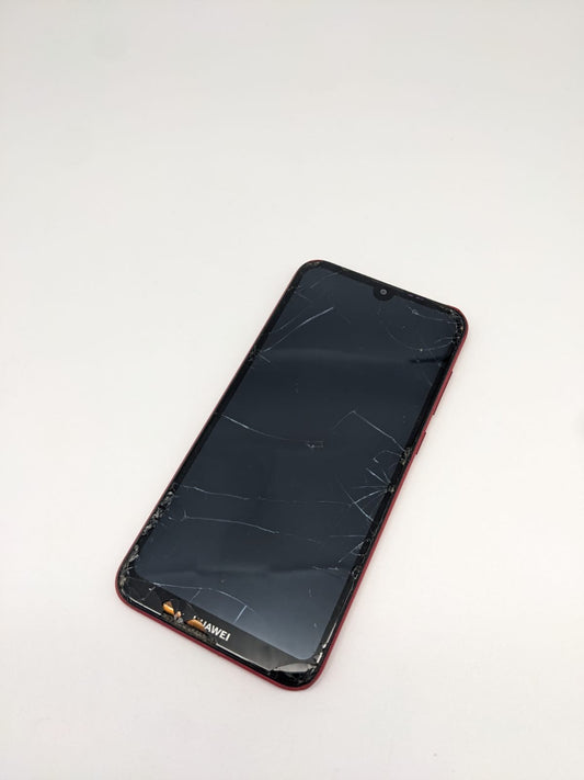Huawei Y7 2019 DUB-LX1 Rot 32GB Dual Sim | DISPLAYSCHADEN