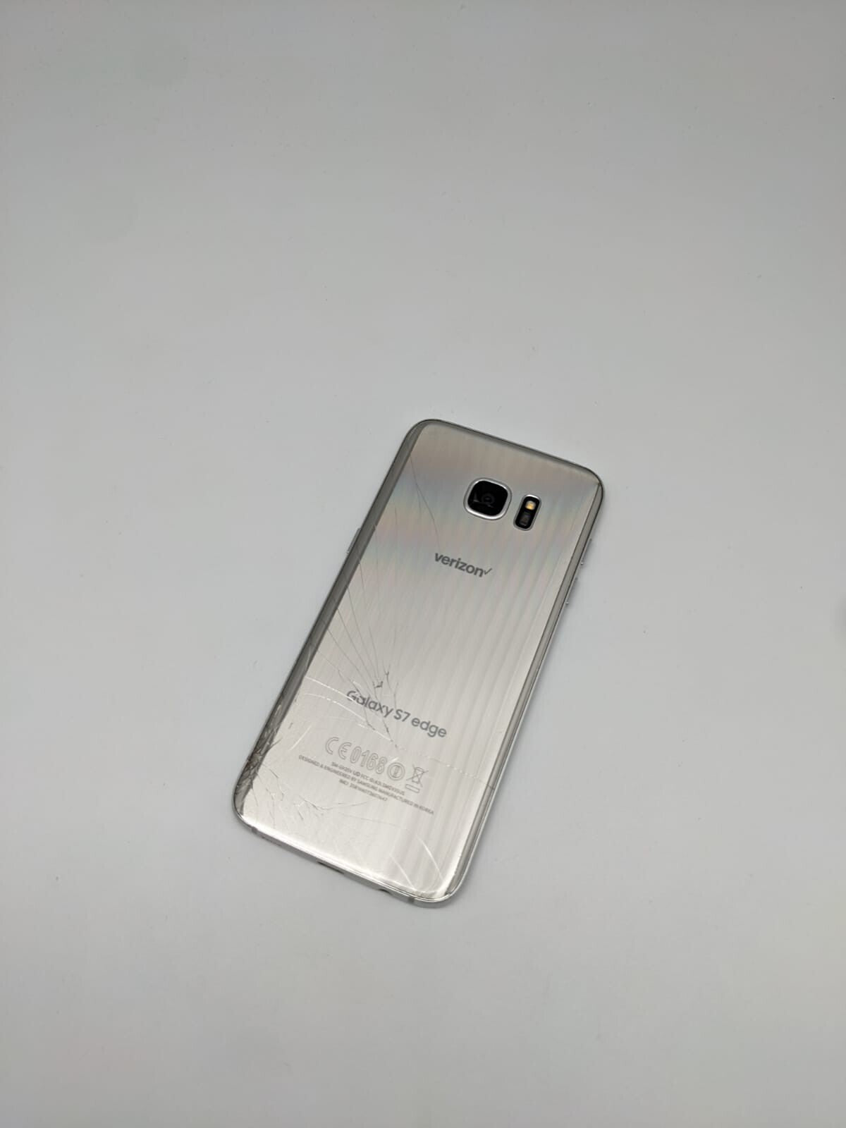 Samsung Galaxy S7 Edge SM-G935V Verizon Silber | DISPLAYDEFEKT | UNGETESTET
