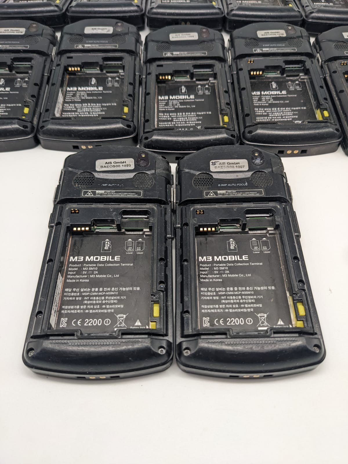 12x M3 Mobile SM10 Terminal Scanner Teilespender Ersatzteile | UNGETESTET