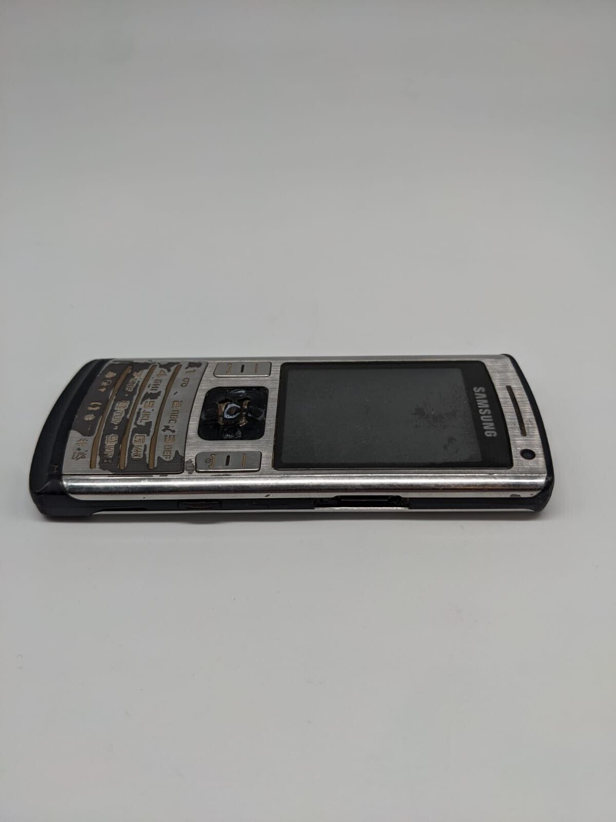 Samsung  SGH-U800 Silber Handy | OHNE AKKU | FUNKTIONIERT