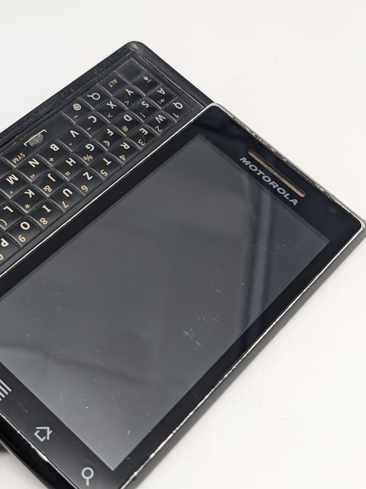 Motorola Milestone Schwarz Teilespender Bastler | OHNE AKKU