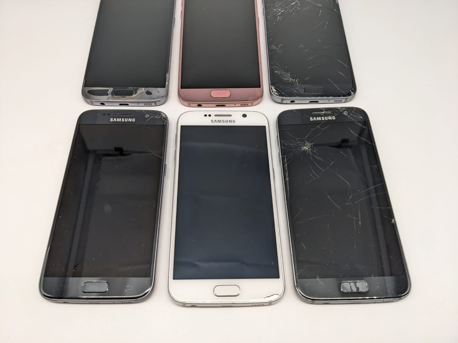 6x Samsung Galaxy S7 SM-G930F Konvolut Sammlung Posten | DEFEKT