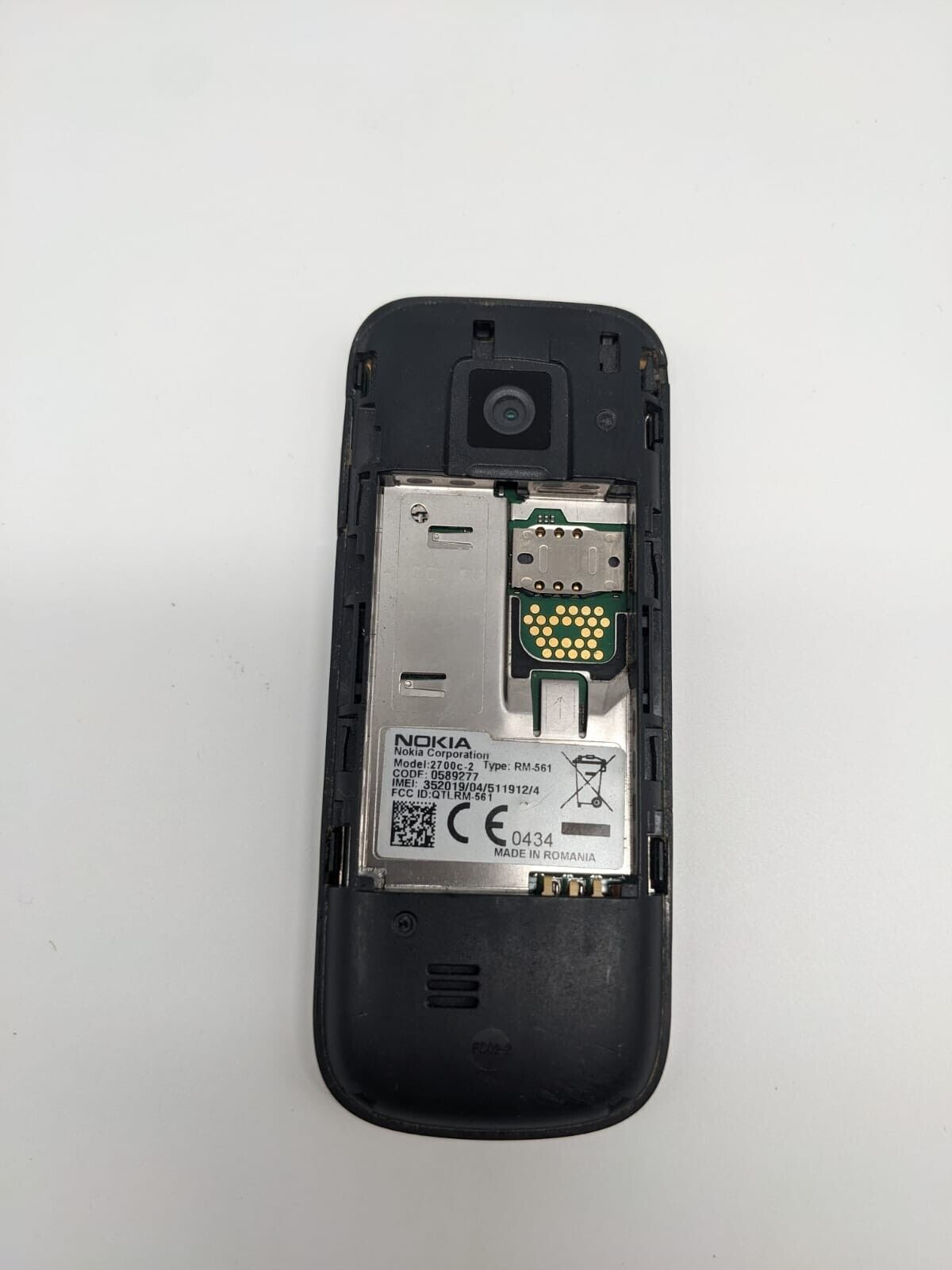 NOKIA 2700c-2 Schwarz Handy Vintage UNGETESTET  S0035