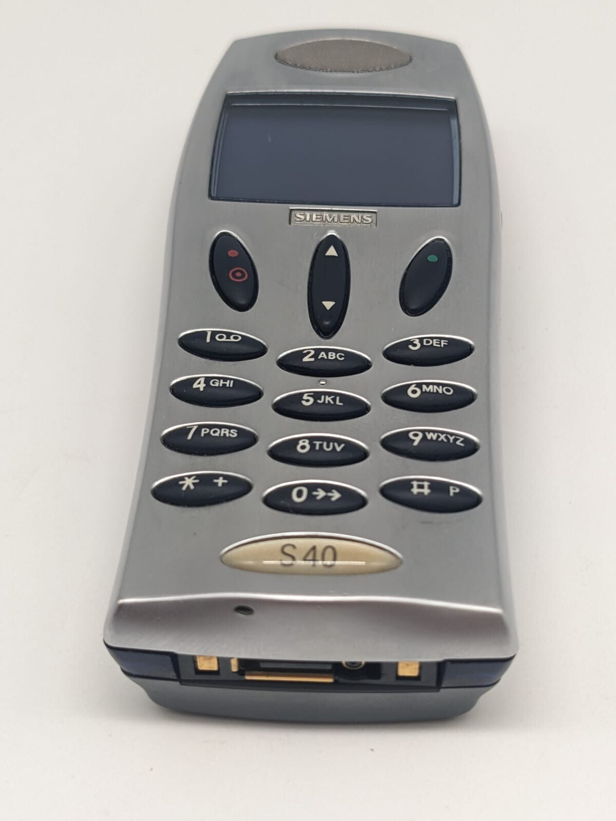Siemens S40 Handy Silber Retro Vintage | UNGETESTET