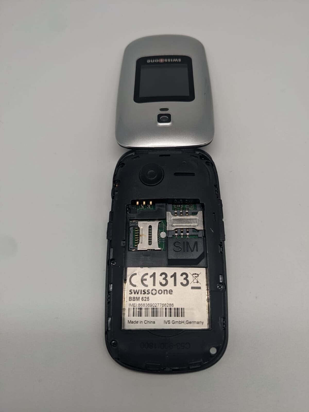 Swisstone BBM 625 Seniorenhandy Silber | OHNE AKKU | OHNE SIMLOCK | TOP DISPLAY