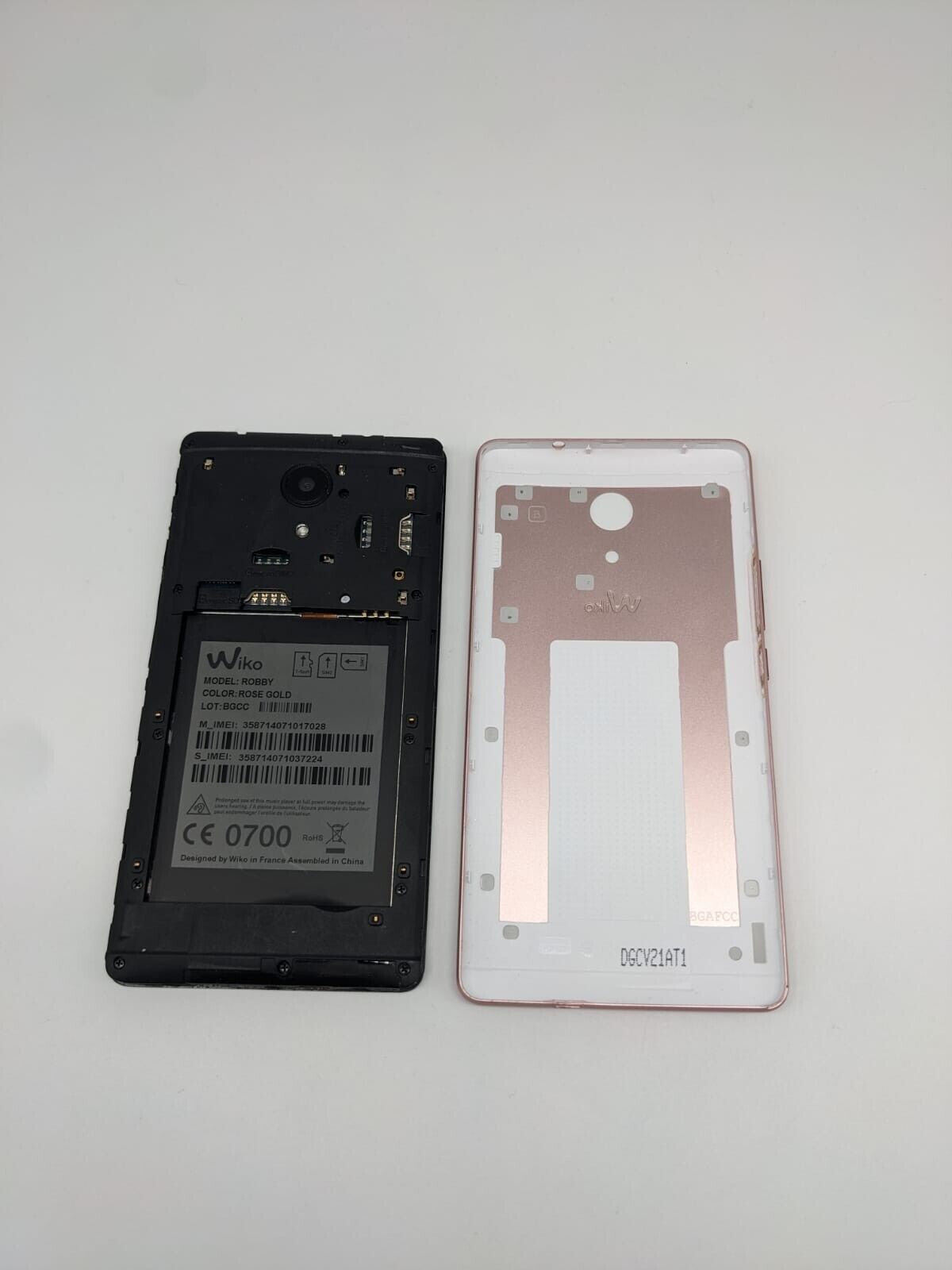 Wiko Robby 16GB Rosa Dual Sim Smartphone | OHNE AKKU | OHNE SIMLOCK