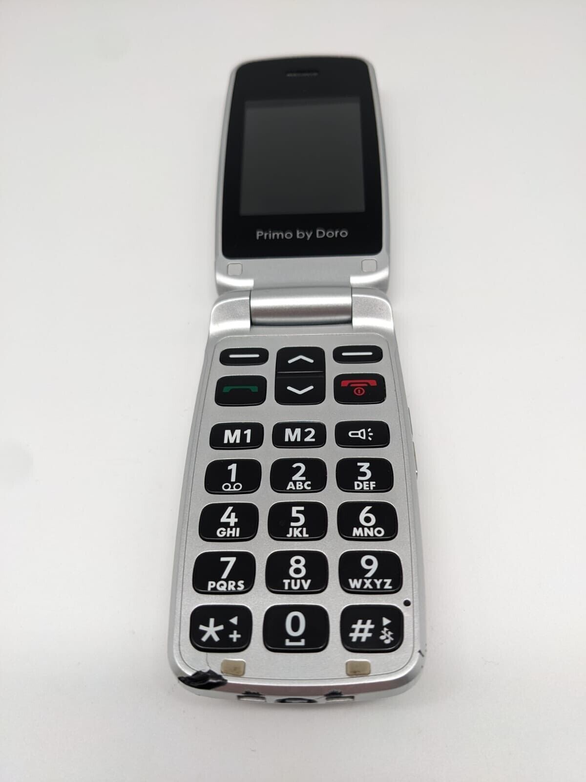 Primo by Doro 405 Seniorenhandy Silber | OHNE AKKU | OHNE SIMLOCK