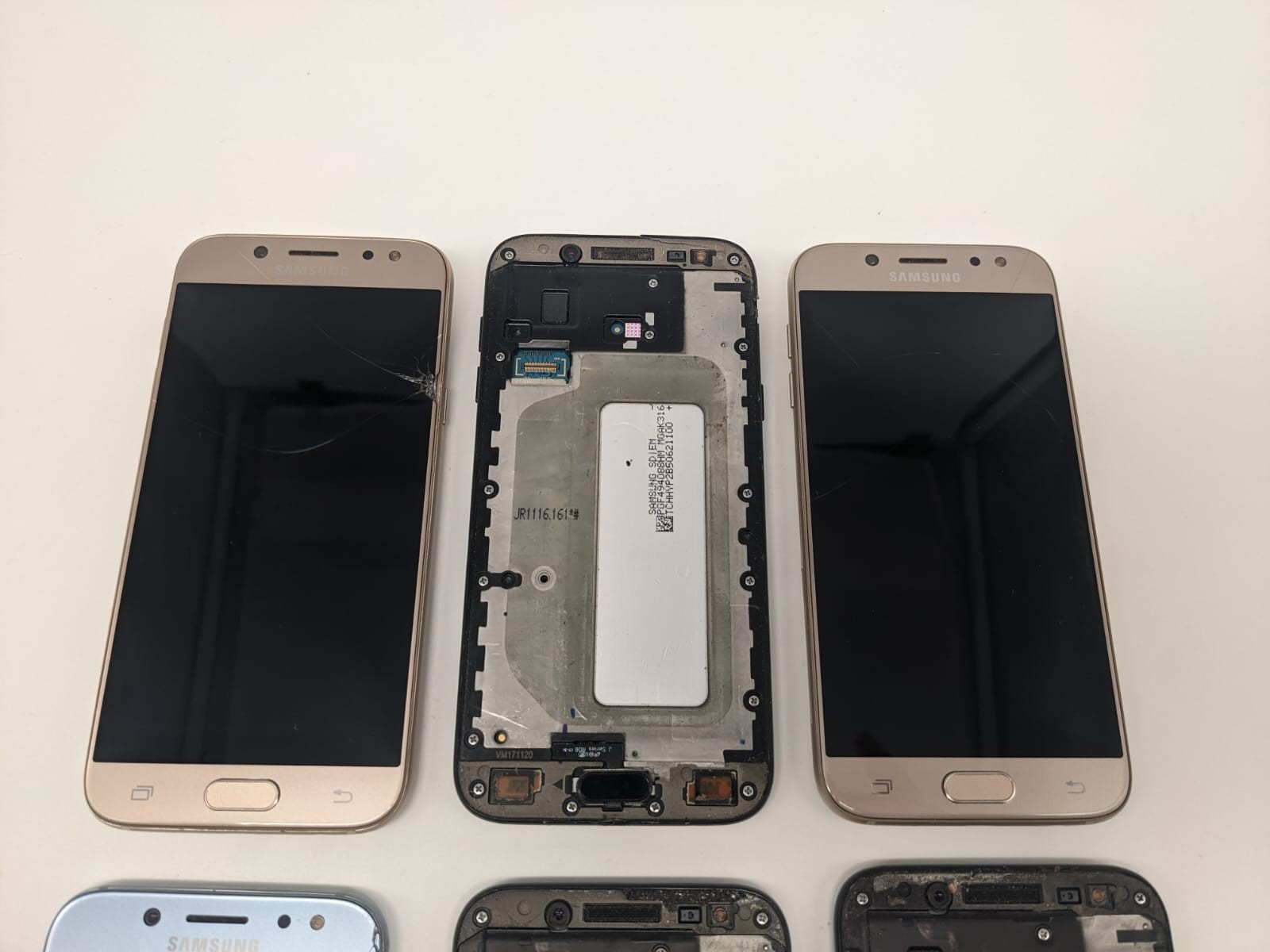 6x Samsung Galaxy J5 2017 J530F Konvolut Sammlung Posten | DEFEKT | UNGETESTET