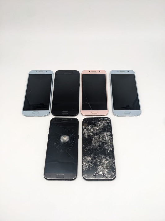 6x Samsung Galaxy A5 SM-A520F Teilespender Ersatzteile Konvolut Sammlung