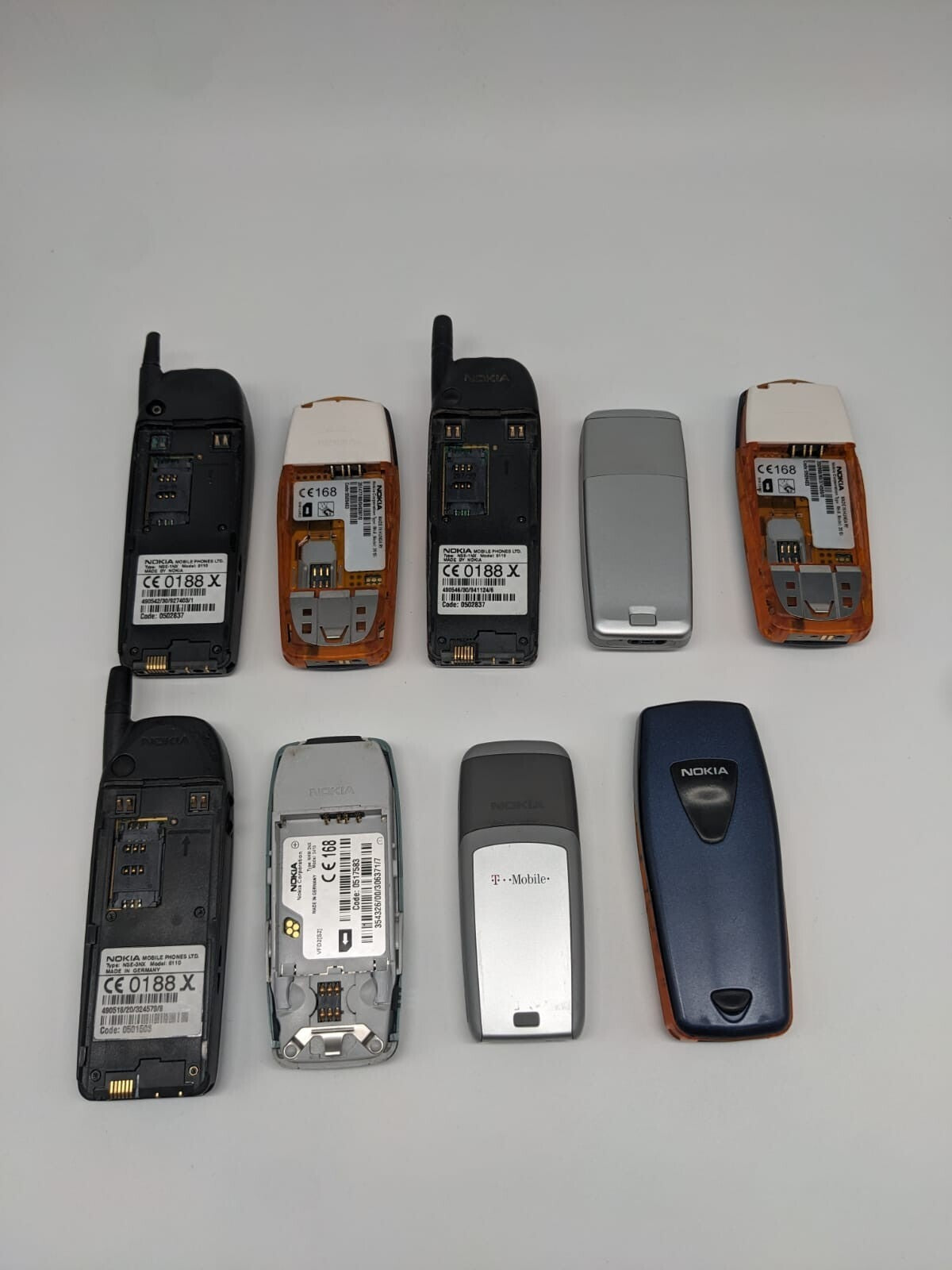 9x Nokia Konvolut Handy Teildefekt Teilespender Ersatzteile Rohstoffe