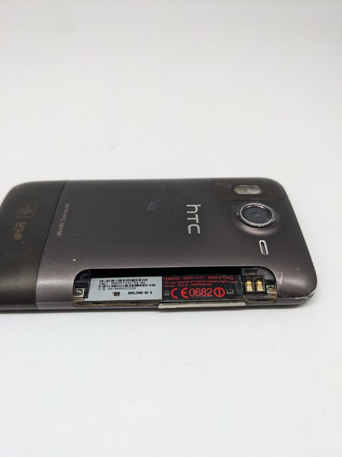 HTC DESIRE HD PD98100 Braun Smartphone | OHNE AKKU | UNGETESTET