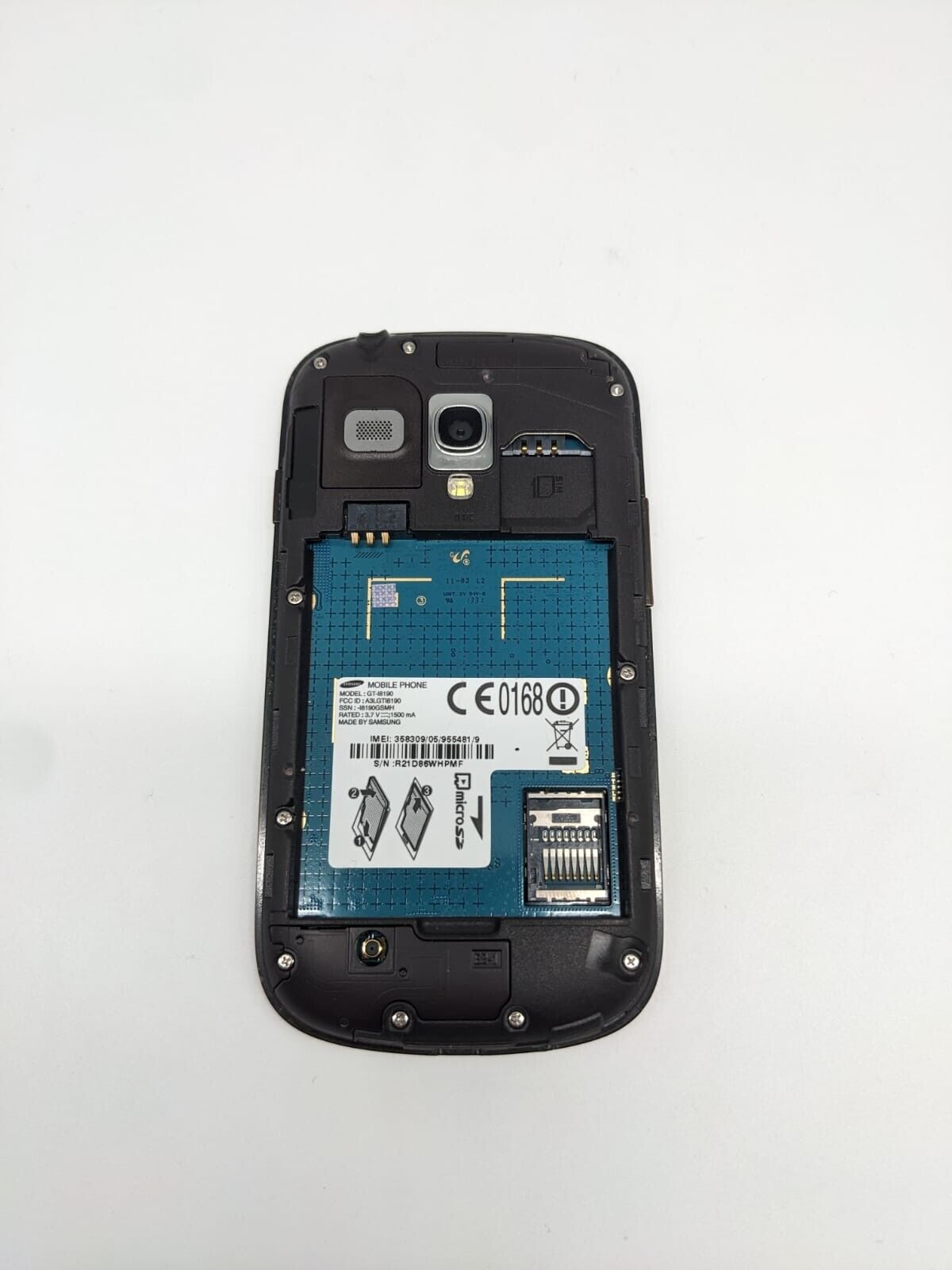 Samsung Galaxy S 3 mini GT-I8190 Braun Selten | OHNE AKKU | OHNE SIMLOCK